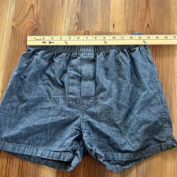 Lands' End x Blake Shelton Women's Small Casual Chambray Lounge Boxer Shorts PJs - Picture 7 of 9